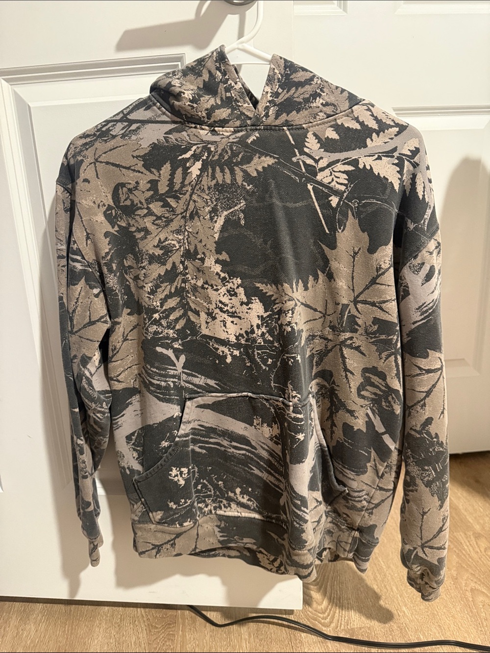 Black camo hoodie